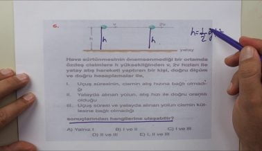 AYT - TYT Fizik Deneme Soru Çözümleri