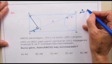 Geometri AYT Soru Çözümleri