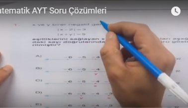 Matematik AYT Soru Çözümleri