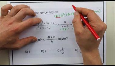 Matematik Sınavı TYT Örnek Sorular