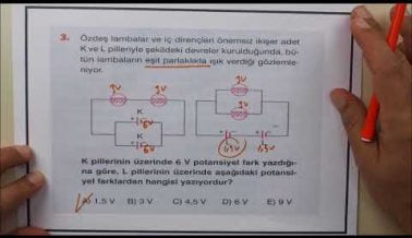 Sınavda Çıkabilecek TYT Fizik Soruları