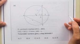 Tekrar Amaçlı AYT Geometri Soru Çözümleri