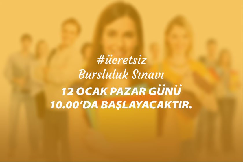 Ücretsiz Bursluluk Sınavı 2020